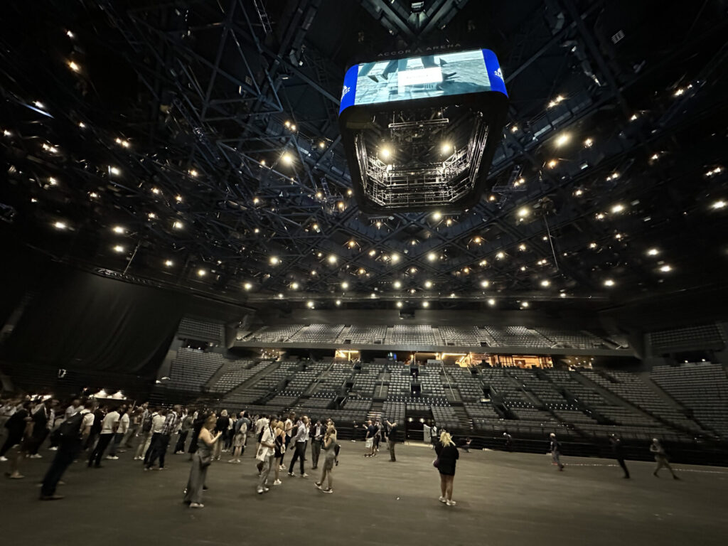 „Bercy“ arena, kurioje vyks finalinis krepšinio varžybų etapas.